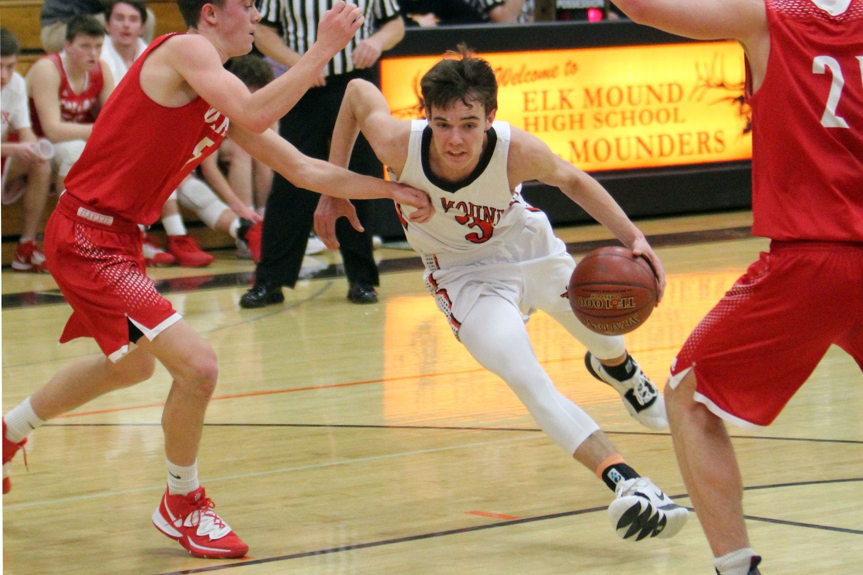 Colfax at Elk Mound boys basketball 1-30-20